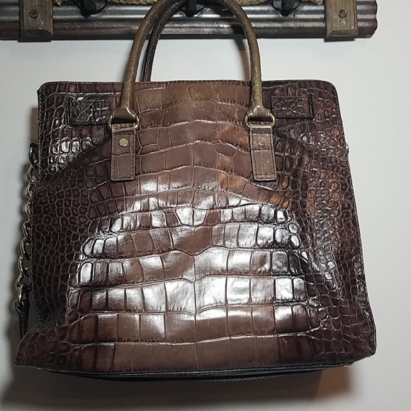 Michael kors Croc Large Hamilton Bag - Picture 2 of 8